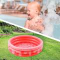 Durable Inflatable Swimming Pool Lounge Seat Bath Tub Pump Pool above Ground Kiddie Paddling Pool for Summer Lawn Kids Child Outdoor Party , Inner 70cm Tall 27cm. 