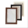 4x6 Inch Ready-Made Photo Frames in White/Black/Brown. 