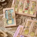 Metal Metal Bookmark Vintage Retro Bronzing Floral Bookmark Hollow Painting Hollow Bookmark for Students Readers Writers Book. 