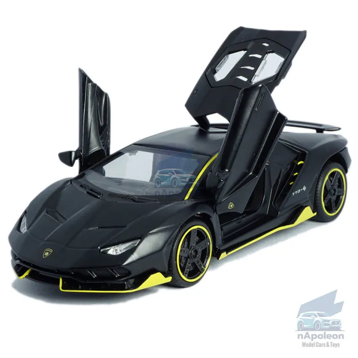 1/32%20Scale%20Lamborghini%20Centenario%20LP770-4%20Model%20Car%20Diecast%20Toy%20Cars%20Matte%20Black%20-%20Image%202