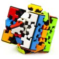 Gear Cube 3x3x3 ZC Magic Puzzle 3x3 Gear Wheel Rubik's Cube Toy Sticker less Whole Sale Price Easy Learning Smart Wisdom Magical Cube. 