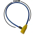 Universal Metal Cycling Safety Lock Anti-Theft Bicycle Lock With 2 Keys. 