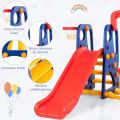 Kids 4 in 1 with Basketball Swing Portic Climbing Slide Play Area for Indoor and Outdoor, Suitable for Children 3-8 Years |ikitchz. 