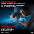 Carbamide Forte ZMA and Zinc Supplement for Men | Zinc and Magnesium Supplements with Vitamin B6 | Zinc tablets for Muscle Strength | Supports Muscle Recovery and Sleep Quality| 60 Tablets (0144). 