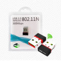 802.11N USB 2.0 Wireless WiFi Network Adapter 300Mbps High Speed Internet. 