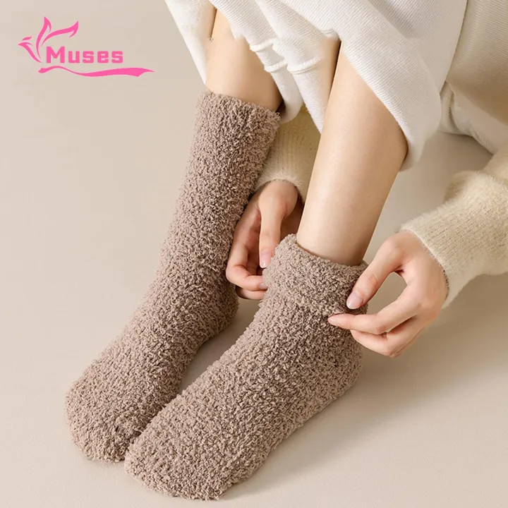 Muses%20Mall%20Solid%20Color%20Socks%20Cozy%20Plush%20Winter%20Socks%20Warm%20Breathable%20Uni%20Accessories%20for%20Autumn%20Versatile%20Thickened%20Design%20Super%20Soft%20Polyester%20Socks%20-%20Image%209