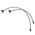 Micro USB 2.0 Male to Female connector Adapter Cable With Panel Mount Hole. 