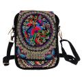 Vintage Ethnic Shoulder Bag Embroidery Boho Tote Travel Handbag 20x14cm #1. 