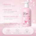LAIKOU Japan Sakura Body Lotion Niacinamide + Vitamin C Brightening Reduce Wrinkle Smooth & Nourish Skin 200g. 