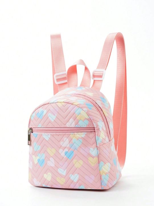 Women's Backpacks 2022 Mini School Bags for Girls mini heart fashion Female Travel Canvas Schoolbag Student Bag