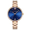 CURREN Ladies Watches Top Brand Luxury Blue Ladies Watch Stainless Steel. 