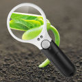 3 LED Light 45X Handheld Reading Magnifying Glass Lens Jewelry Loupe. 