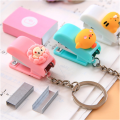1/3Pcs Cartoon Animal Mini Stapler Cute Portable Stapler Keychain Binding Tool File Organizer Office Stationery School Student Supplies. 