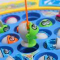 Fishing game exciting family game 15 Pcs kid play catching fish game toy music. 