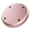 Portable New Generation Ultra Thin Metal Round Shape Qi Wireless Charger Charging Pad. 