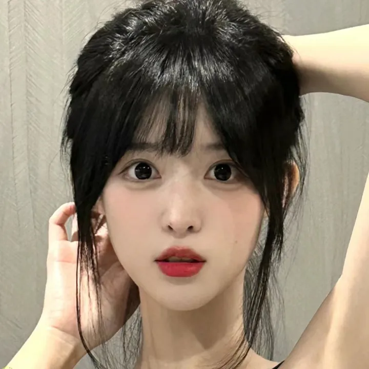 Women%20Girl%20Bangs%20Natural%20Wispy%20Round%20Face%20French%20Style%20Bangs%20Forehead%20Hair%20Extensions%20Side%20Fringe%20Wig%20Hairpieces%201Pcs%20-%20Image%207