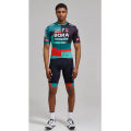 2023 New Hansgrohe Team Cycling Jersey Set Winter Short Sleeve Cycling Clothing Road Suit MTB Maillot Culotte Radtrikot. 