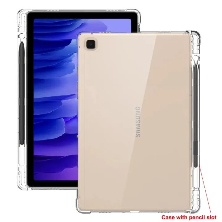 Pencil%20Solt%20Case%20for%20Samsung%20Galaxy%20Tab%20S9%20S8%20S7%20Plus%20Ultra%20S6%20Lite%20A7%20A8%20Tablet%20Cover%20Clear%20Soft%20Air-bag%20Pen%20Holder%20Shell%20Funda%20-%20Image%202