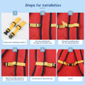 JM Backpack Chest Strap For School Bag Straps Accessories For Backpack Anti-slip Pull Belt Durable Chest Strap 2024 Trend. 