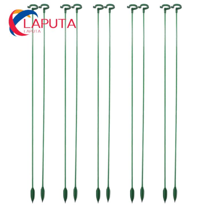 Garden Plant Stake 10pcs Plant Support Stakes with Slot Design for Easy ...