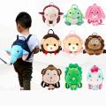 Kids Safety Harness Plush Backpack Leash Toddler Anti-lost Cartoon Animal Bag Baby Walker Strap Kindergarten Schoolbag. 