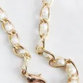 40-120cm Pearl Bag Chain Replacement Shoulder Bag Strap Handle Belt Bag Parts Queena. 