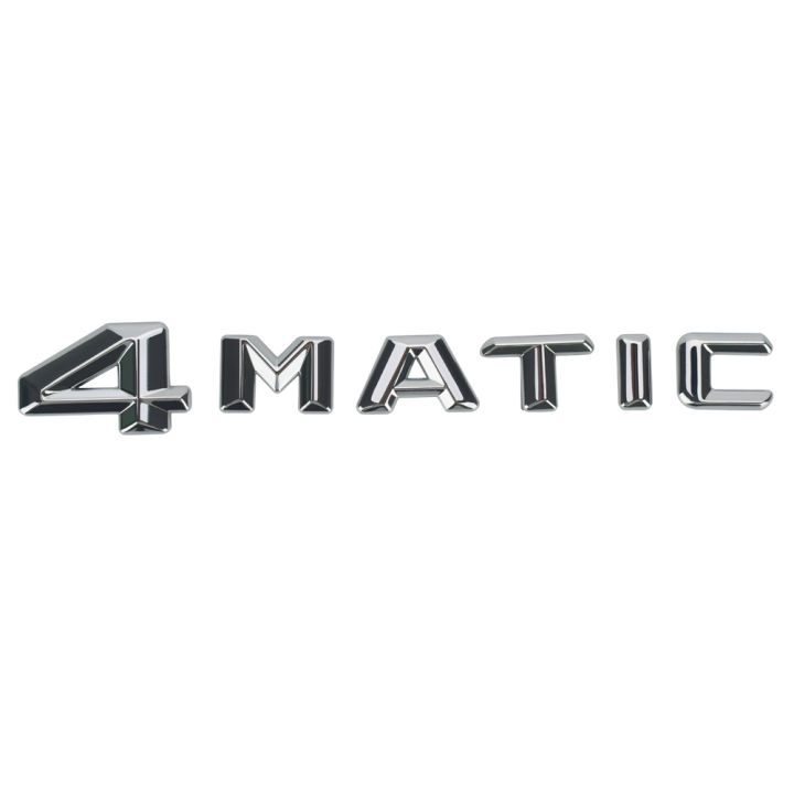 Small 4matic Sticker 【Hottest Trends】4MATIC Letters Number Sticker 3D Car Rear Trunk Badge ...