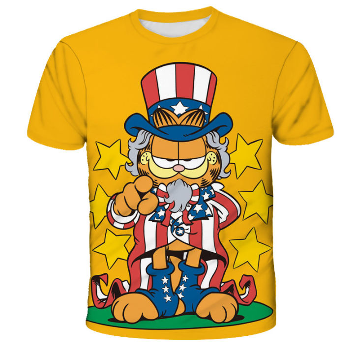 The%20Garfield%20Show%20Anime%20figures%20Kids%20Cute%20Cartoon%20T-shirts%20for%20Boys%203D%20Printed%20T-shirt%20Clothes%20Fandom%20for%20Summer%20Casual%20Clothing%20-%20Image%205