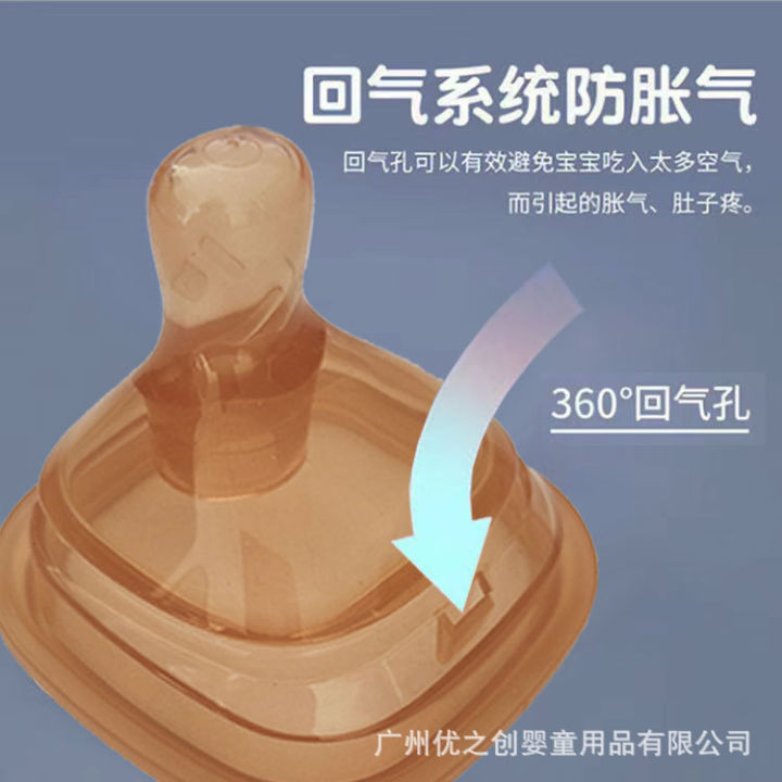 Square%20Wide-Neck%20Nipple%20Universal%20for%20Hergen%20Feeding%20Bottle%20hegen%20Nipple%20Learn%20to%20Drink%20Water%20Extraction%20Faucet%20Duckbill%20-%20Image%203