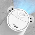 (Black)Household Sweeping Robot Low Noise Sweeping Vacuum Cleaner Cleaning Brush Fiber Mop Hair Quick Cleaning. 