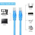 2M CAT 6 Ethernet Cable Lan Network Internet Patch Cord Fast Transmission for Desktop/Laptop/Router/Interchanger. 
