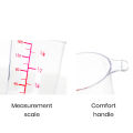 Perfectly Cooked Rice Measuring Cup 180ml Plastic Rice Measuring Cup with Handle Easy Storage Precise Cooking Measurement for Measuring Cup Compact Kitchen. 
