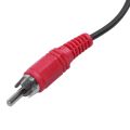 3.5 mm stereo female 2 RCA male AV cable auxiliary audio adapter wire. 