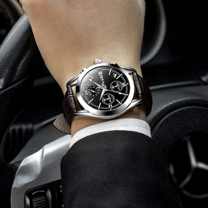 Original%20POSHI%20Luxury%20Brand%20Men's%20Watches%20Fashion%20Chronograph%20Auto%20Calendar%20Waterproof%20Quartz%20Watches%20For%20Men%20Casual%20Leather%20Strap%20Sports%20Luminous%20Clock%20Jam%20Tangan%20Lelaki%20-%20Image%205