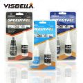 【Clear Black Grey】 VISBELLA 3PCS 7 Speedy Fix Powder Adhesive Quick Bonding Glue Repair Fill Reinforcing Dual Water Resistance. 