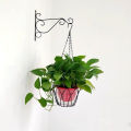 Hanging Plants Flower Basket Holder Bracket Wall Planter Hooks Flower Pot Lanterns Hanger For Garden Outdoor Indoor 1Pcs. 