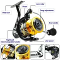 【Miga Plaza】All-Metal Freshwater And Seawater Dual Use Fishing Reel Big Pulling Drag Spinning Reel Durable Carp Fishing Saltwater. 