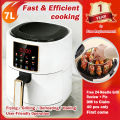 【Fast Delivery 1-4 day&1 Year Replacement Guarantee】7L Household Air Fryer Multi-function Large Capacity Fully Automatic Smokeless Electric Non-Stick French Fries Machine. 