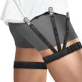1pc Men'S Shirt Stays - Adjustable Elastic Shirt Straps, Invisible Shirt Holders, Suitable for Formal Occasions, Prevents Shirt Creases, Is an Ideal Gift for Workplace Me. 