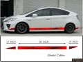 Prius Car Side Body Stickers Long Stripe Aqua WagonR Hybrid Car High Quality PVC Plotter Cutting Stickers. 
