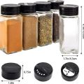 Spices Glass Bottle Set with Lid 110ml Glass jar 1pcs. 