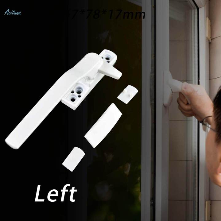 Casement Window Locking Handle Window Locking Handle, Lightweight with Anti Slip of Slider, Simple Window Lock Handles for Drawing Room