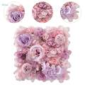 Flowers Wall Panel Silk Floral Panel for Stage Table Setting Ceremony. 