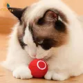 Opets Opets Automatic Cat Teaser Ball Jumping & Rolling Ball Smart Cat Toys Dog Interactive Toys Automatic Bouncing Ball with Light Rechargeable Teasing Kittens Jumping Ball. 