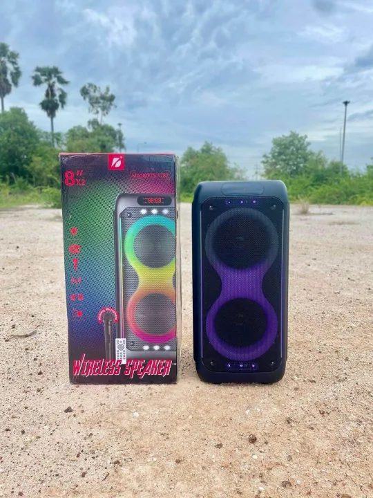 Kts-1782%20Speakers%20Dual%208%20Inch%20Party%20Speaker%20Dj%20Box%20sound%20Powered%20Speaker%20Partybox%20with%20mic%20and%20remote%20-%20Image%202