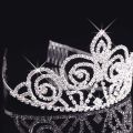Bride Tiara Crown Large Headdress Princess Wedding Crown Pageant Ornaments Hair Jewelry Accessories. 