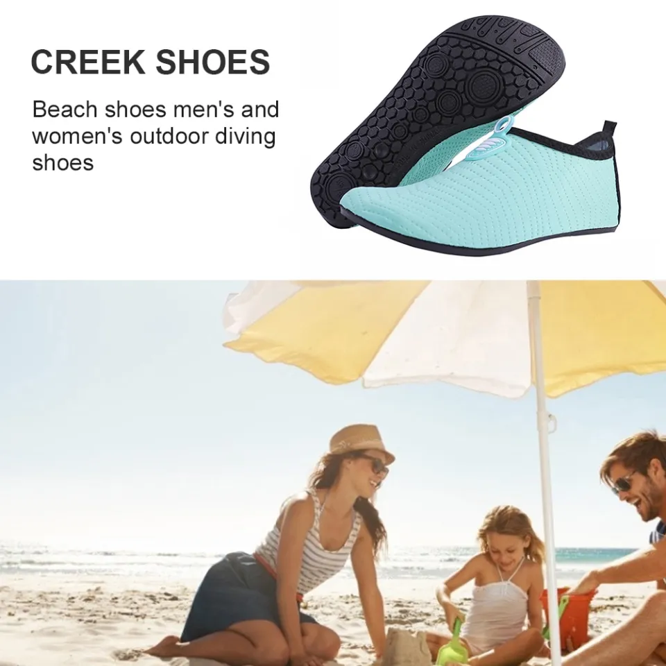 Unisex Water Shoes Soft Beach Non Slip Aqua Shoes Quick Dry Breathable Swimming Diving Snorkeling Sneaker Socks Slipper Daraz.lk