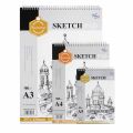 Keep Smiling Sketch Pad For Artists 160 GSM 24 Sheets A3 A4 A5. 