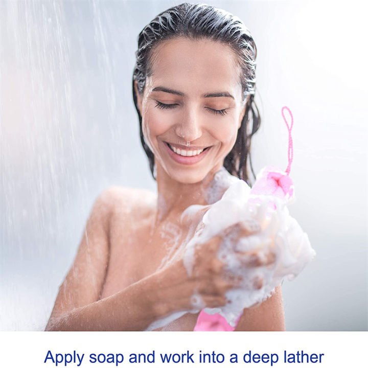 03%20Pcs%20Soft%20Exfoliating%20Loofah%20Bath%20Shower%20Sponge%20Long%20Stretch%20Back%20Sponge%20with%20Rope%20Back%20Strap%20Body%20Skin%20Health%20Cleaning%20Tool%20-%20Image%204