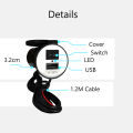 Waterproof Motorcycle 12V USB Charger Cellphone DC 5V/1A Car Charger Power Adapter with Wire for Motor Bike. 